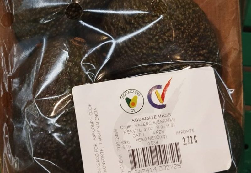 Supermercados Masymas comercializa la nueva marca de origen ‘Aguacates Valencianos’